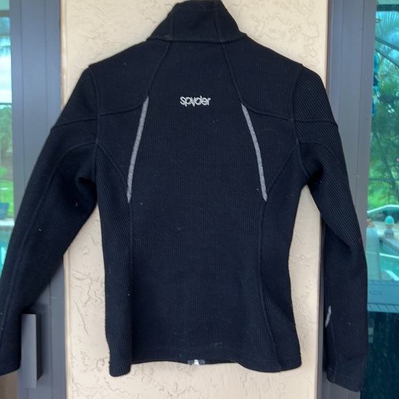 Spyder black fleece inside gorgeous sweater - Picture 5 of 8